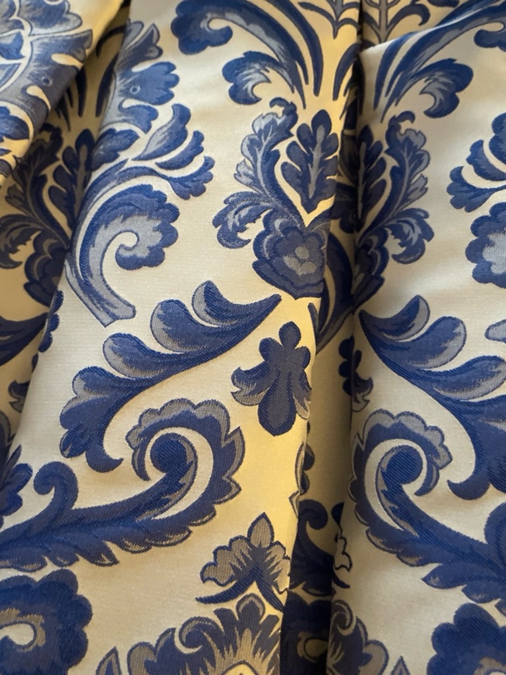Eliza J Royal Blue Damask Dress - Picture 3 of 3